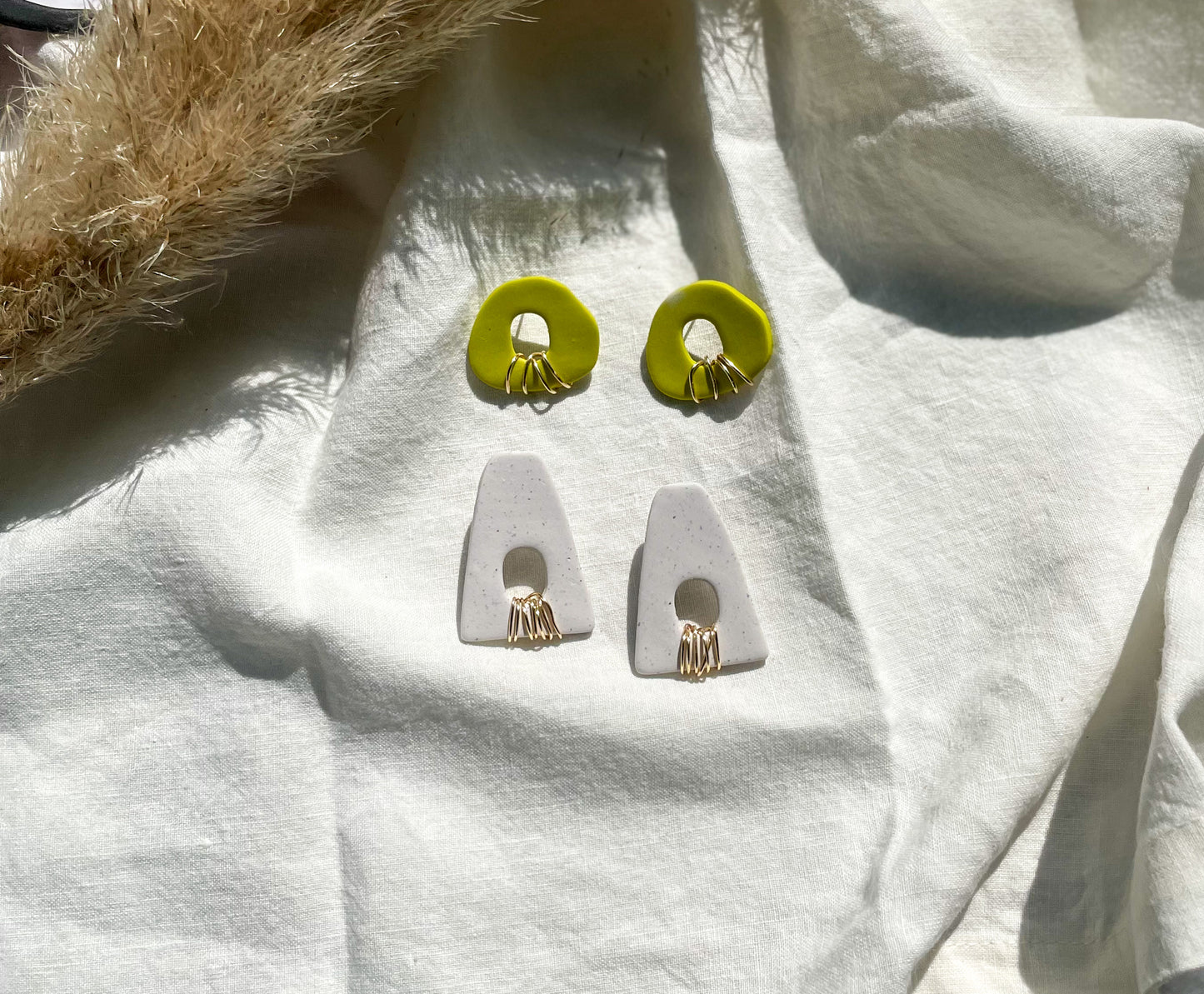 Safiya - Polymer Clay Earrings